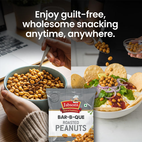Jabsons Foods Barbeque Roasted Peanuts