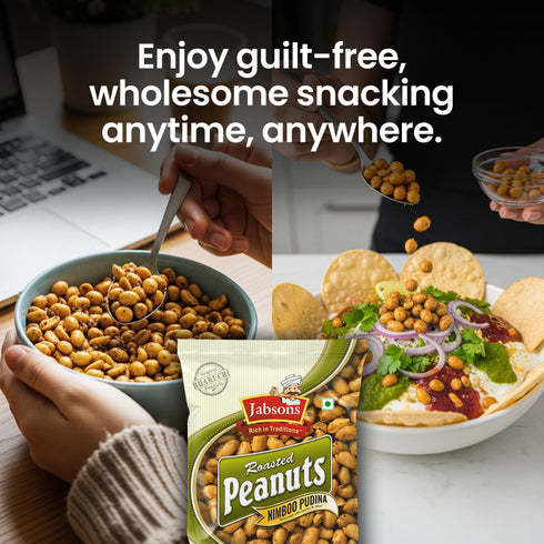 Jabsons Foods Nimboo Pudina Roasted Peanuts