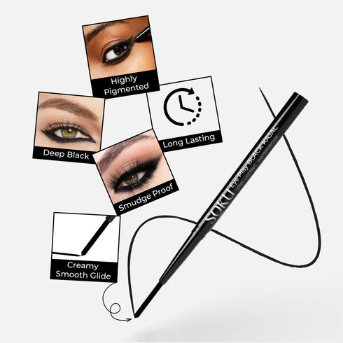 Soku Cosmetic Eye Play Black Kajal