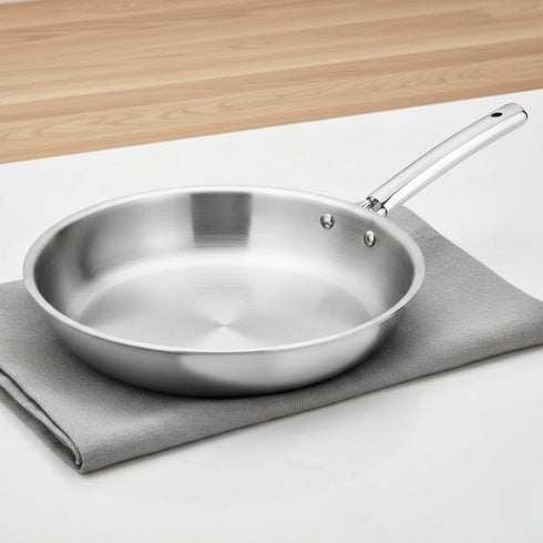 Vinod Doniv Titanium Triply Stainless Steel Fry Pan 20 cms Induction Friendly