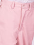 Vastramay Boy's White And Pink Shirt Blazer Waist Coat And Pant