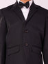 Vastramay Boy's Black Shirt Blazer And Pant