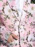 Vastramay Boy's Pink Floral Printed Blazer