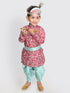 Vastramay Boy's Janmashtami Printed Krishna Kurta and Dhoti Set