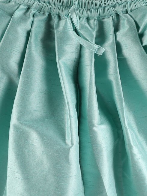 Vastramay Boy's Janmashtami Printed Krishna Kurta and Dhoti Set