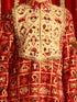 Vastramay Boys' Red And Cream Patola Print Ethnic Kurta And Dhoti Set