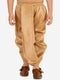 Vastramay Boy's Rose Gold Silk Blend Solid Dhoti