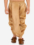 Vastramay Boy's Rose Gold Silk Blend Solid Dhoti