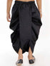 Vastramay Boy's Black Silk Blend Embroidered Dhoti
