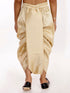 Vastramay Boy's Golden Silk Blend Embroidered Dhoti