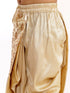 Vastramay Boy's Golden Silk Blend Embroidered Dhoti