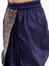 Vastramay Boy's Navy Blue Silk Blend Embroidered Dhoti