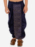 Vastramay Boy's Navy Blue Silk Blend Embroidered Dhoti