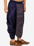 Vastramay Boy's Navy Blue Silk Blend Embroidered Dhoti