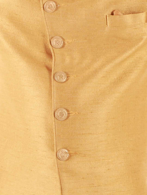 Vastramay Boys Beige Indo Western Set