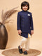 Vastramay Boys' Blue Indo-western Set