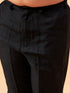 Vastramay Boy's Black Glitter Indo Western Sherwani Set