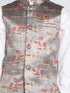 Vastramay Boys' Multicolor-Base-Grey Jacquard Nehru Jacket
