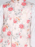 Vastramay Boys Multicolor Base Peach Floral Printed Nehru Jacket