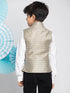 Vastramay Boys Beige Nehru Jacket