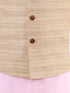 Vastramay Beige Matka Silk Blend Nehru Jacket