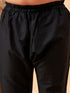Vastramay Boy's Black Mirror Work Jacket And Solid Kurta Pyjama Set