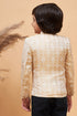 VASTRAMAY Gold Banarasi Brocade Jodhpuri Bapp Beta Set