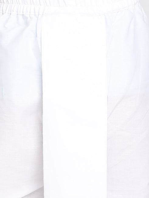 Vastramay Boys Aqua Blue Kurta And Dhoti Set