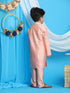 Vastramay Pink Color Viscose Kurta Pyjama Siblings Set