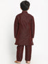 Vastramay Boys Silk Blend Kurta and Pyjama Set