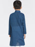Vastramay Boys Blue Handloom Pure Cotton Kurta
