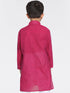 Vastramay Boys' Purple Handloom Pure Cotton Kurta