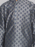 Vastramay Boy's Grey Printed Kurta With Pyjama Set
