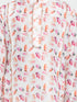VASTRAMAY Multicolor-Base-White Floral Printed Cotton Linen Siblings Set