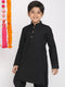 Vastramay Boys Black Viscose Kurta