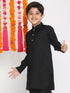 Vastramay Boys Black Viscose Kurta