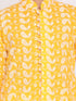 Vastramay Boys Orange And White Kurta Pyjama Set