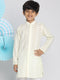 Vastramay Boy's Yellow Pure Cotton Kurta
