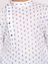 Vastramay Boys' White And Blue Kurta And Dhoti Set