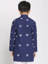 Vastramay Boys' Blue Bandhni Print Kurta