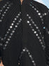 Vastramay Boys' Black Mirror Kurta Pyjama Set