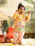 VASTRAMAY SISHU Boys' Yellow Krishna Kurta And Dhoti Set