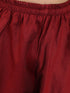 Vastramay Boys' Maroon Sequin With Zari Worked Georgette Kurta Pyjama Set