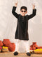 Vastramay Boy's Black Kurta Pyjama Set