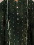 Vastramay Boy's Bottle Green Kurta Pyjama Set