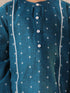 Vastramay Boy's Turquoise Kurta Pyjama Set