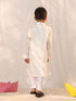 Vastramay Boys' Cream Holi Special Kurta Pyjama Set