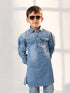 Vastramay Boy's Blue Kurta