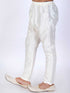 Vastramay Boys Cream Solid Relax-Fit Pyjama