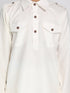 Vastramay Boys' Cream Pathani Suit Set